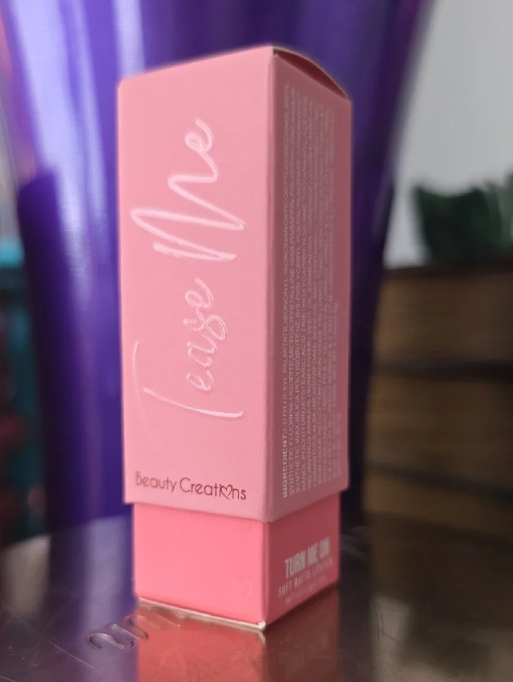 Beauty Creations Pink Lipstick — Soft Pastel Pink
